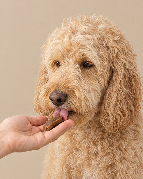 Ein Kaubissen, den die meisten Hunde für ein Leckerli halten